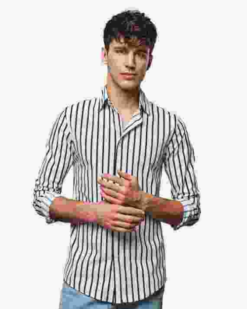 Striped Slim Fit Shirt